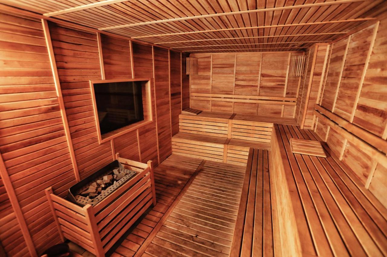 The Green Park Газиантеп Экстерьер фото A modern Finnish sauna
